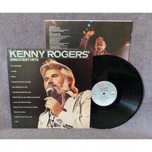 Kenny Rogers Greatest Hits LP Vinyl 1980 Liberty Records Stereo LOO 1072